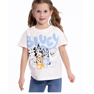 Bluey Unisex Short Sleeve Crewneck Tee Size 12 Months NEW